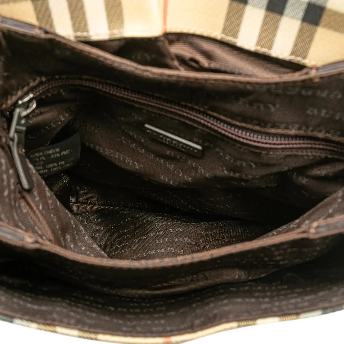 Burberry House Check Coated Canvas Backpack