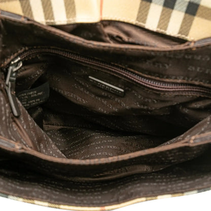 Burberry House Check Coated Canvas Backpack