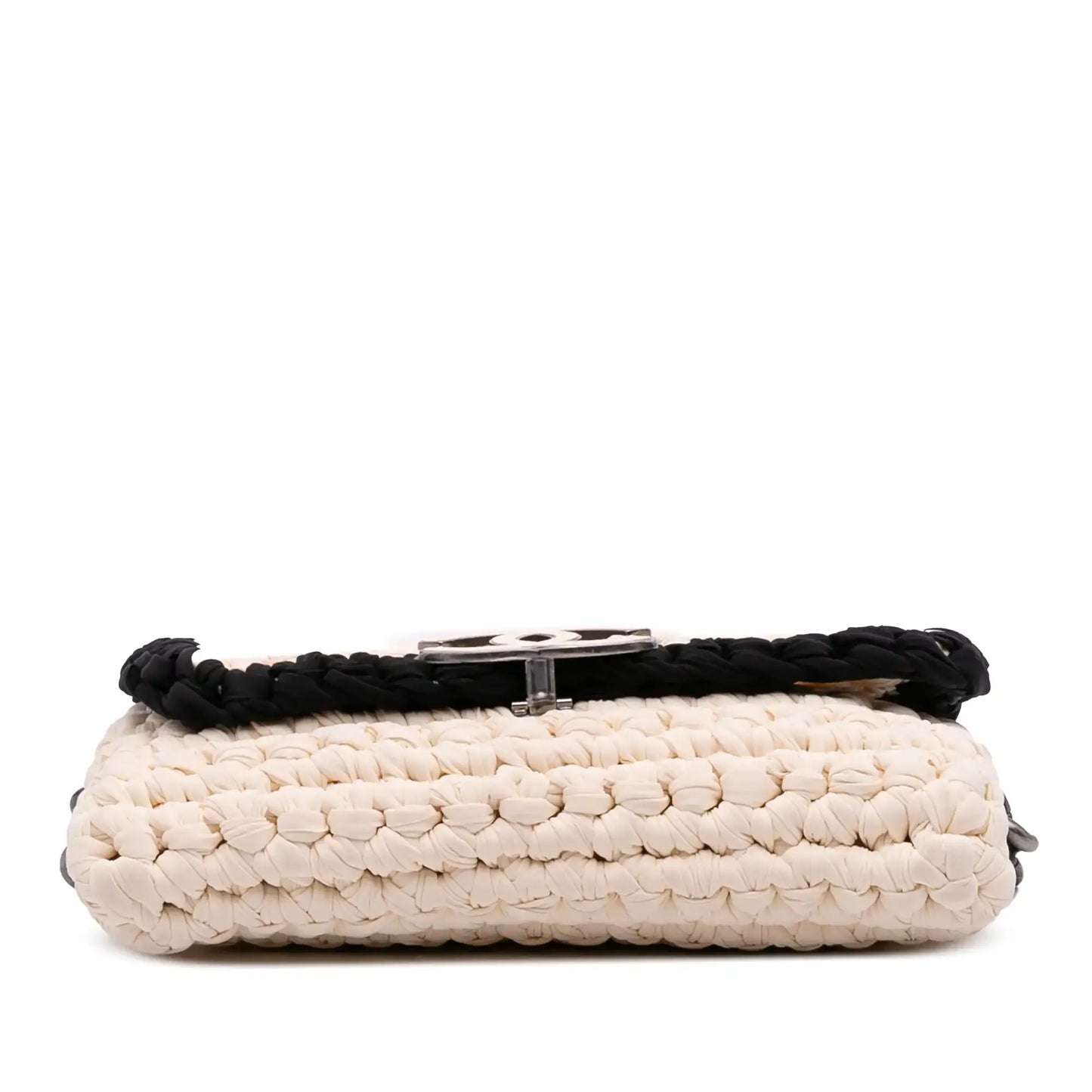 Chanel Neoprene Fancy Crochet Flap