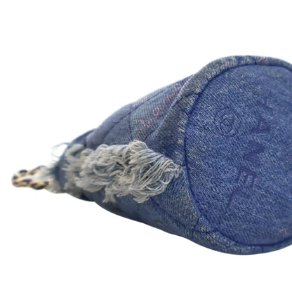 Chanel Mini Denim Mood Bucket with Chain