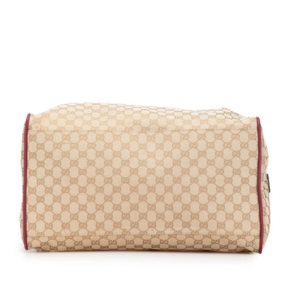 Gucci GG Canvas Web Travel Bag