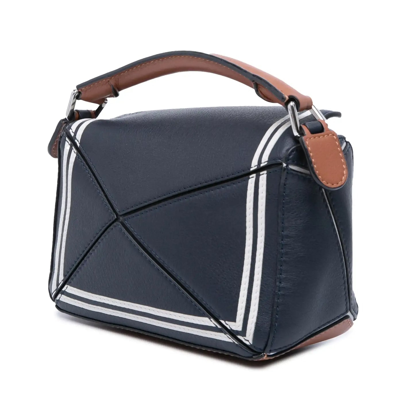 Loewe Mini Tricolor Calfskin Sailor Puzzle Satchel