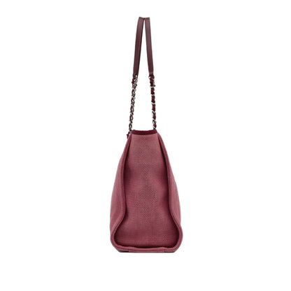 Chanel Small Mixed Fibers Deauville Tote