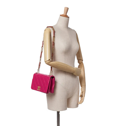 Chanel Small Quilted Lambskin On And On Chain Flap