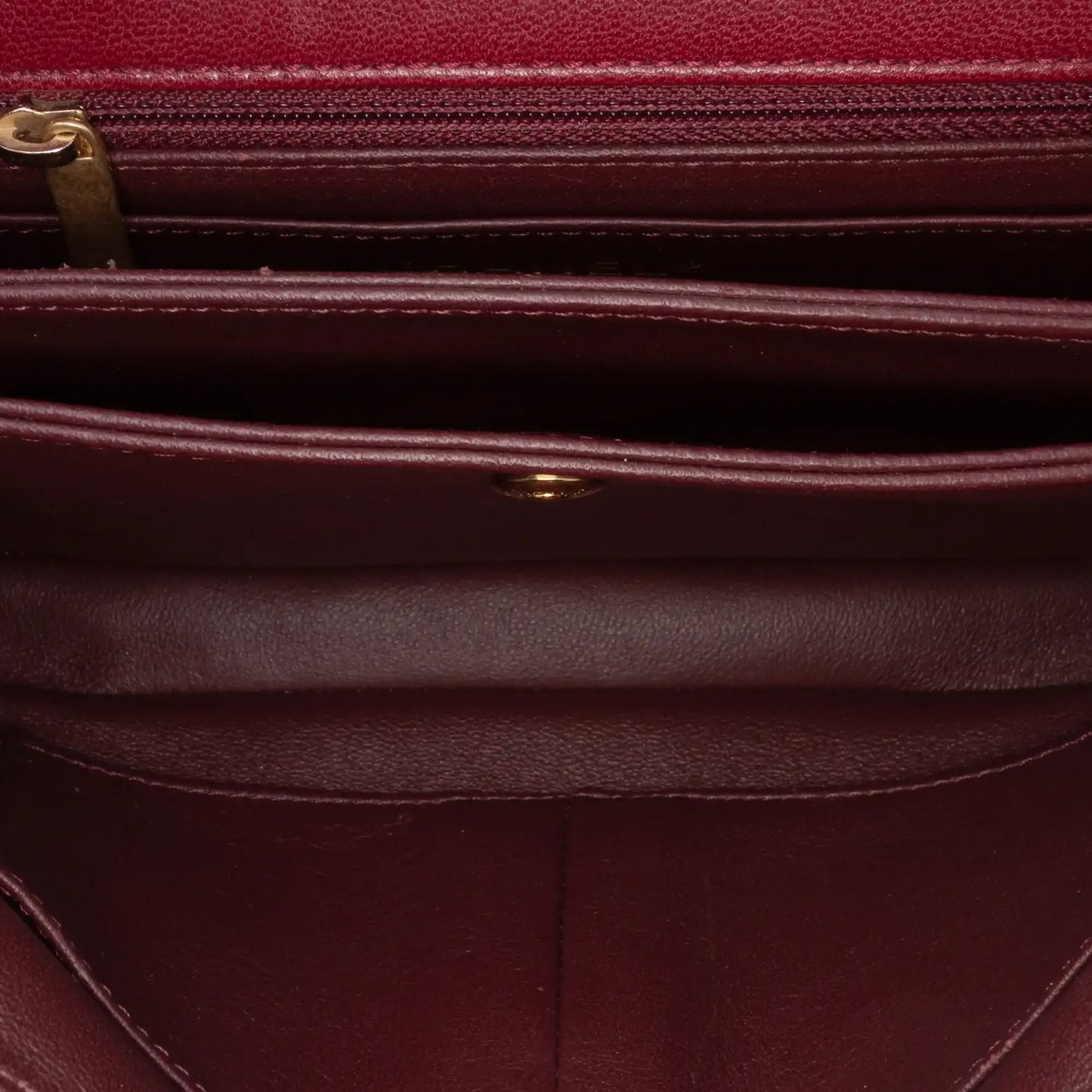 Chanel Diagonal Quilted Lambskin CC Signature Flap