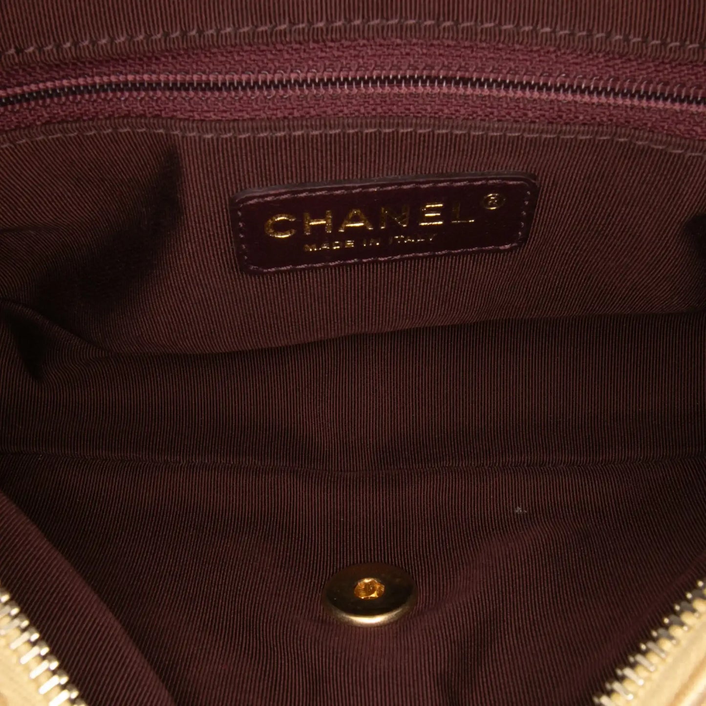 Chanel Mini Quilted Chevron Lambskin Camera Case Flap