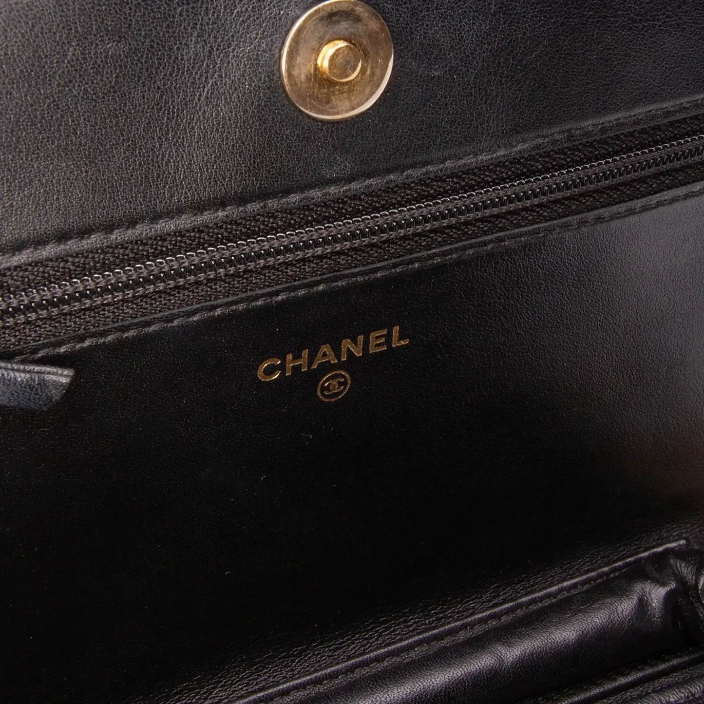 Chanel Quilted Caviar Boy Wallet on Chain