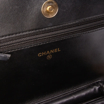 Chanel Quilted Caviar Boy Wallet on Chain