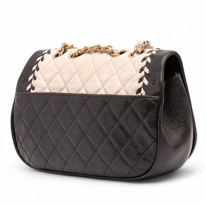 Chanel Small Bicolor Calfskin Braided Chic Flap