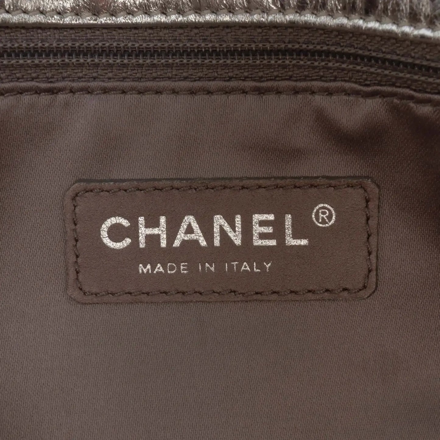 Chanel Metallic Glazed Calfskin Perforated Rodeo Drive Flap