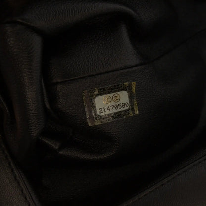 Chanel CC Quilted Lambskin Frame Clutch