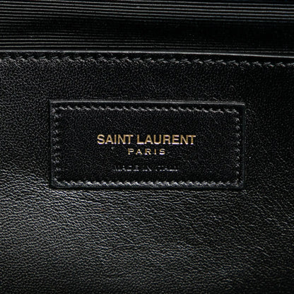 Saint Laurent Grain de Poudre Monogram Cassandre Clutch