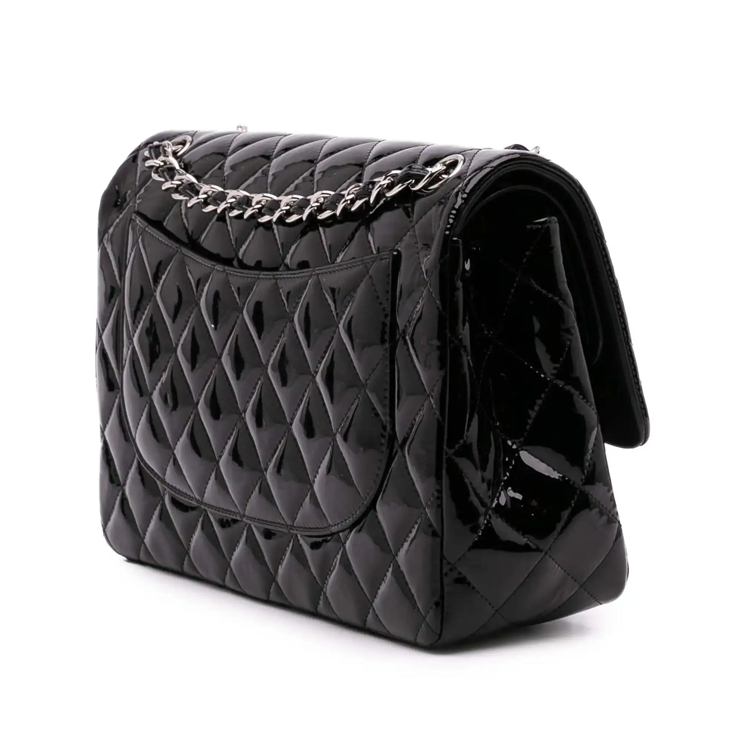 Chanel Jumbo Classic Patent Double Flap