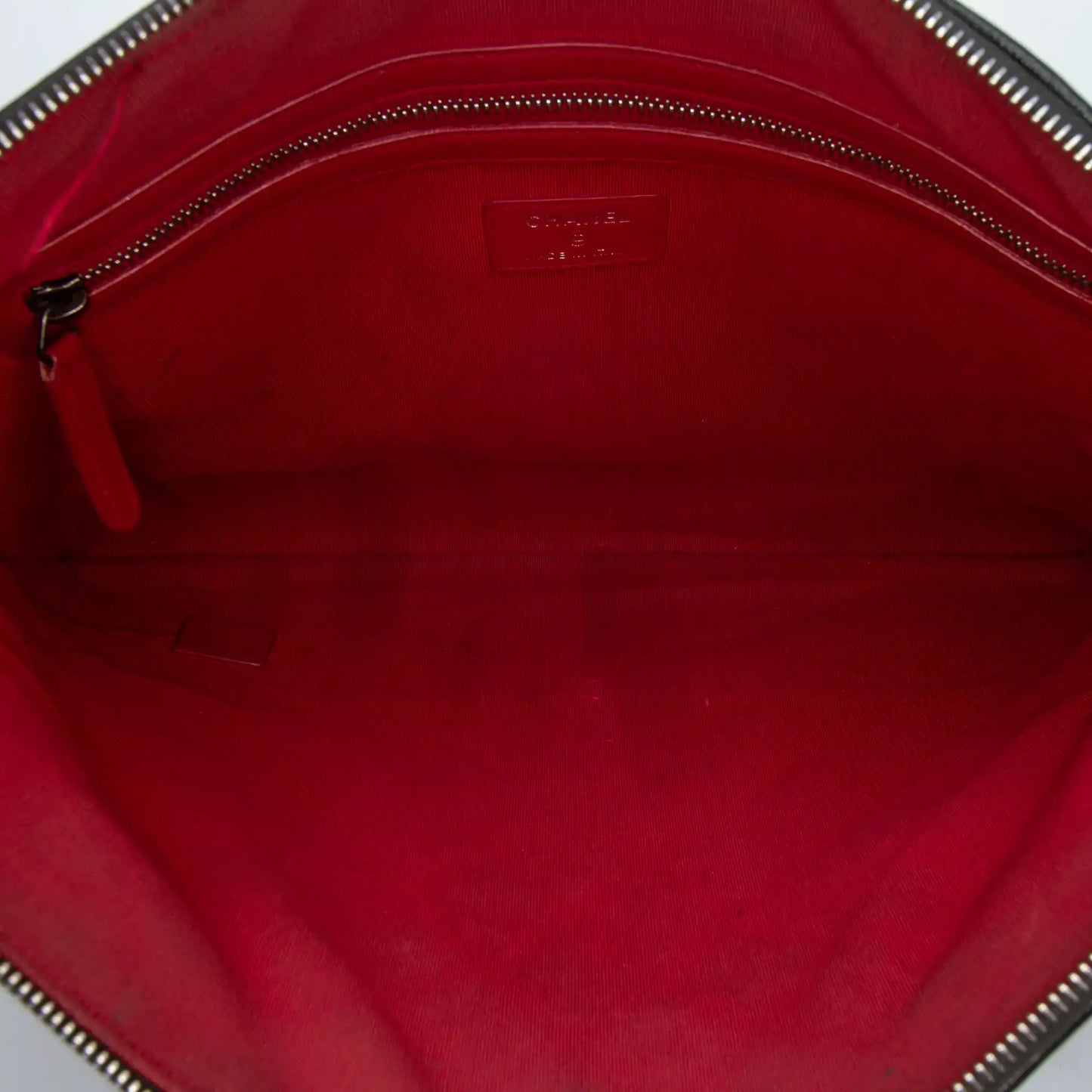 Chanel Large Aged Calfskin Gabrielle O Case Clutch