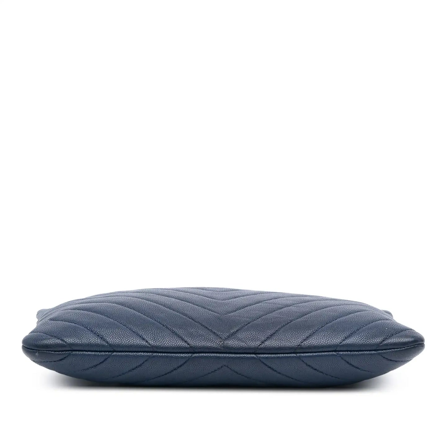 Chanel Medium Chevron Caviar Ancient Greek Charms O Case Clutch