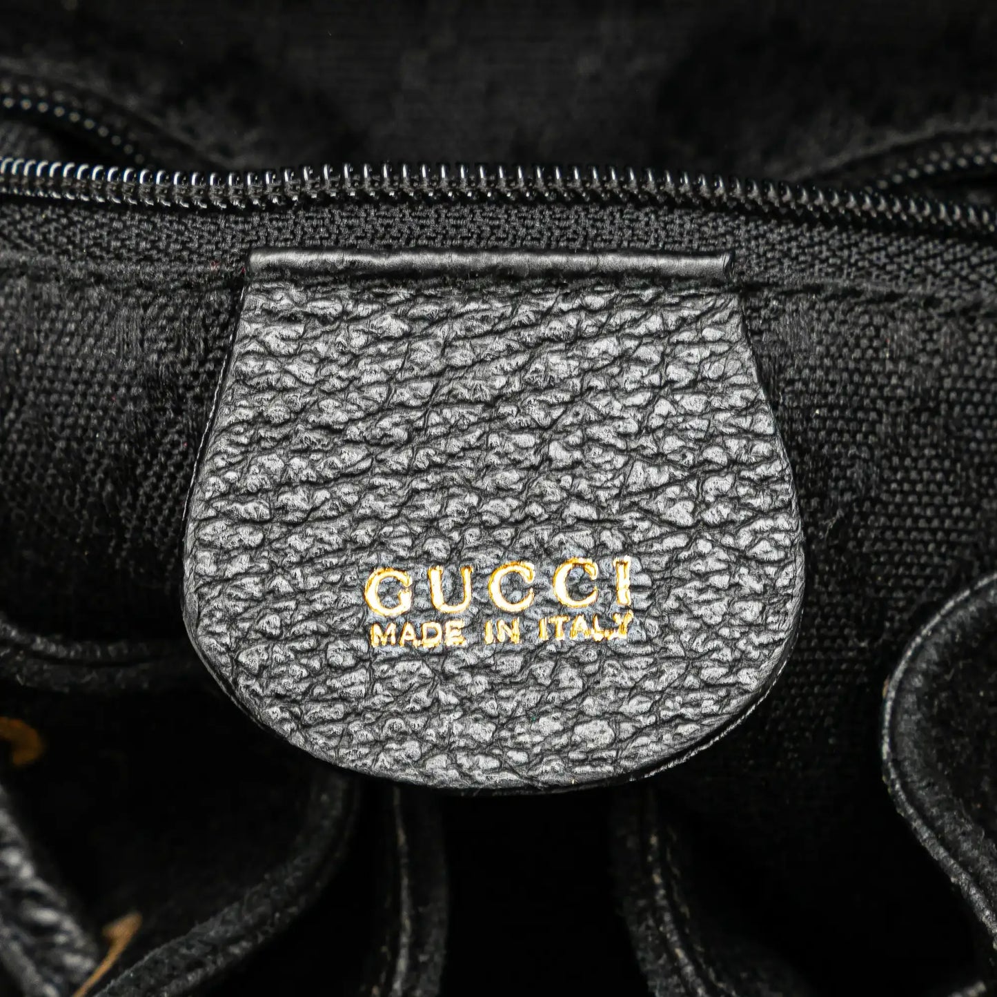 Gucci Suede Bamboo Backpack