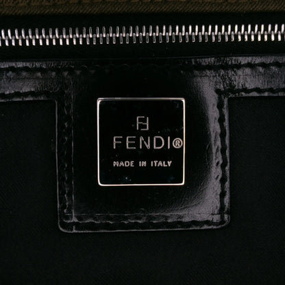 Fendi Canvas Flap Shoulder Bag