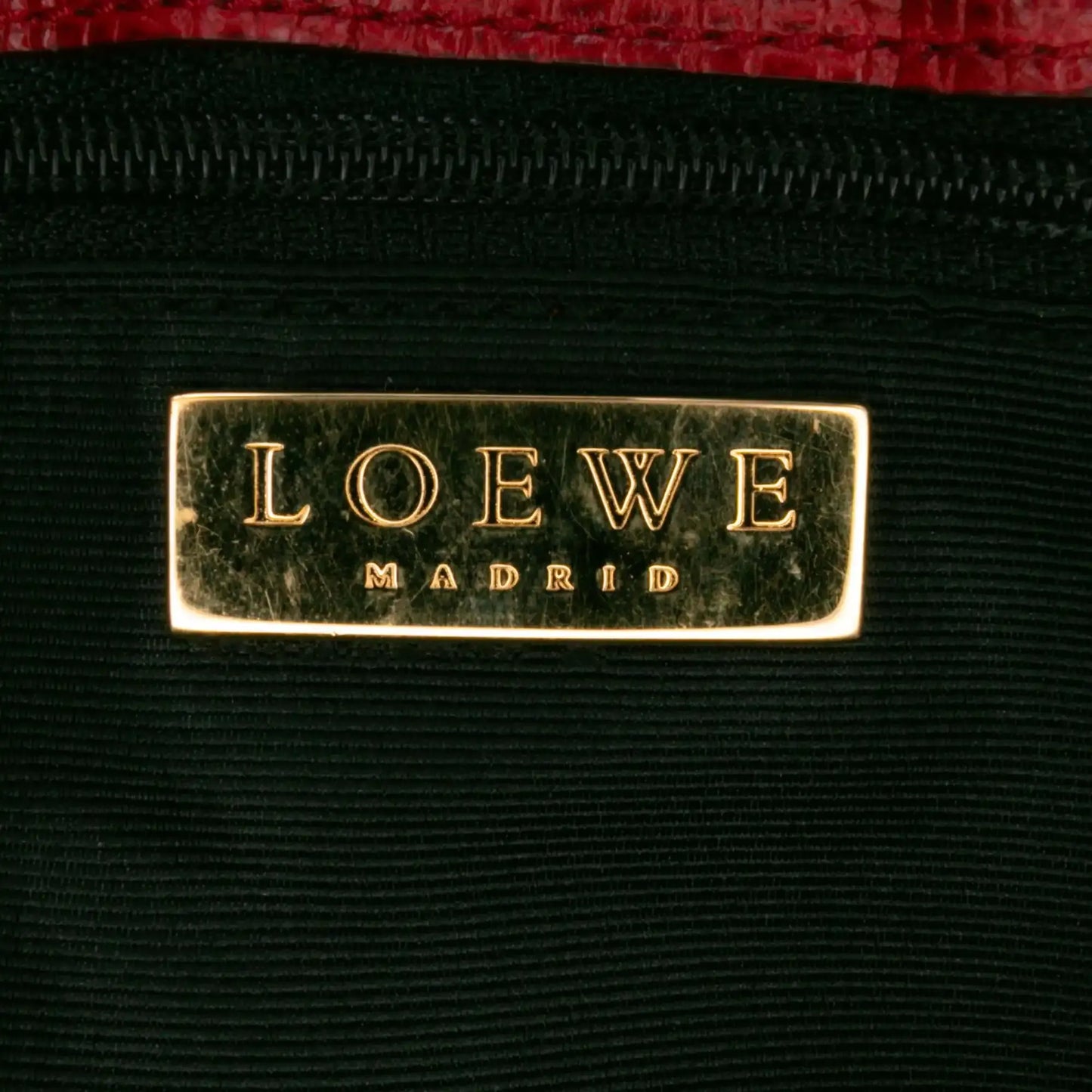 Loewe Suede and Leather Shoulder Bag
