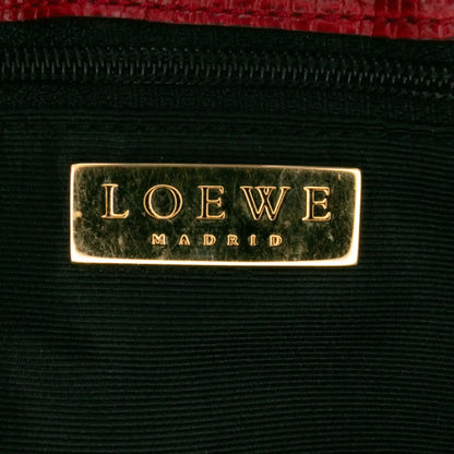 Loewe Suede and Leather Shoulder Bag