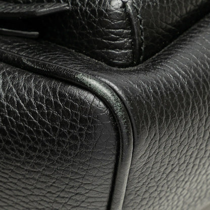 Gucci Pebbled Calfskin Soho Chain Backpack