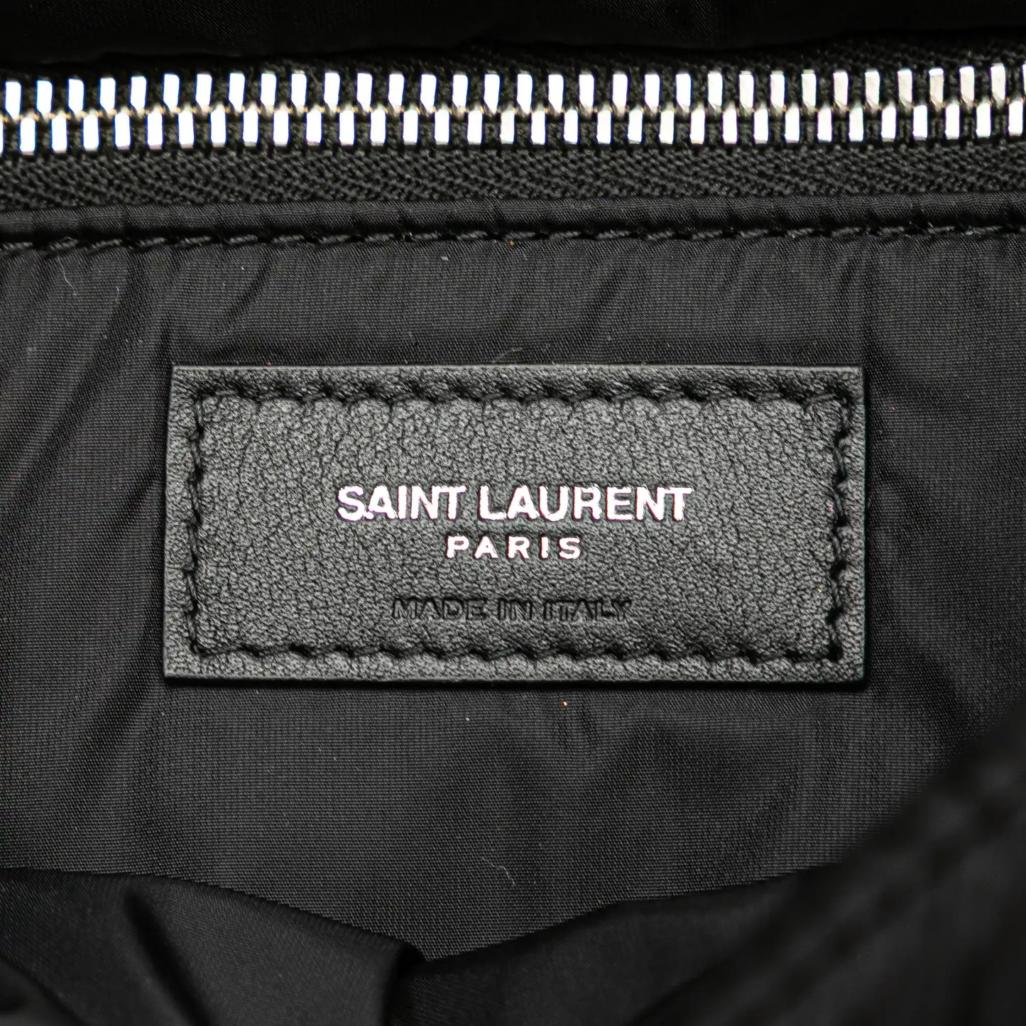 Saint Laurent Quilted Econyl Nylon Lou Puffer Messenger Bag