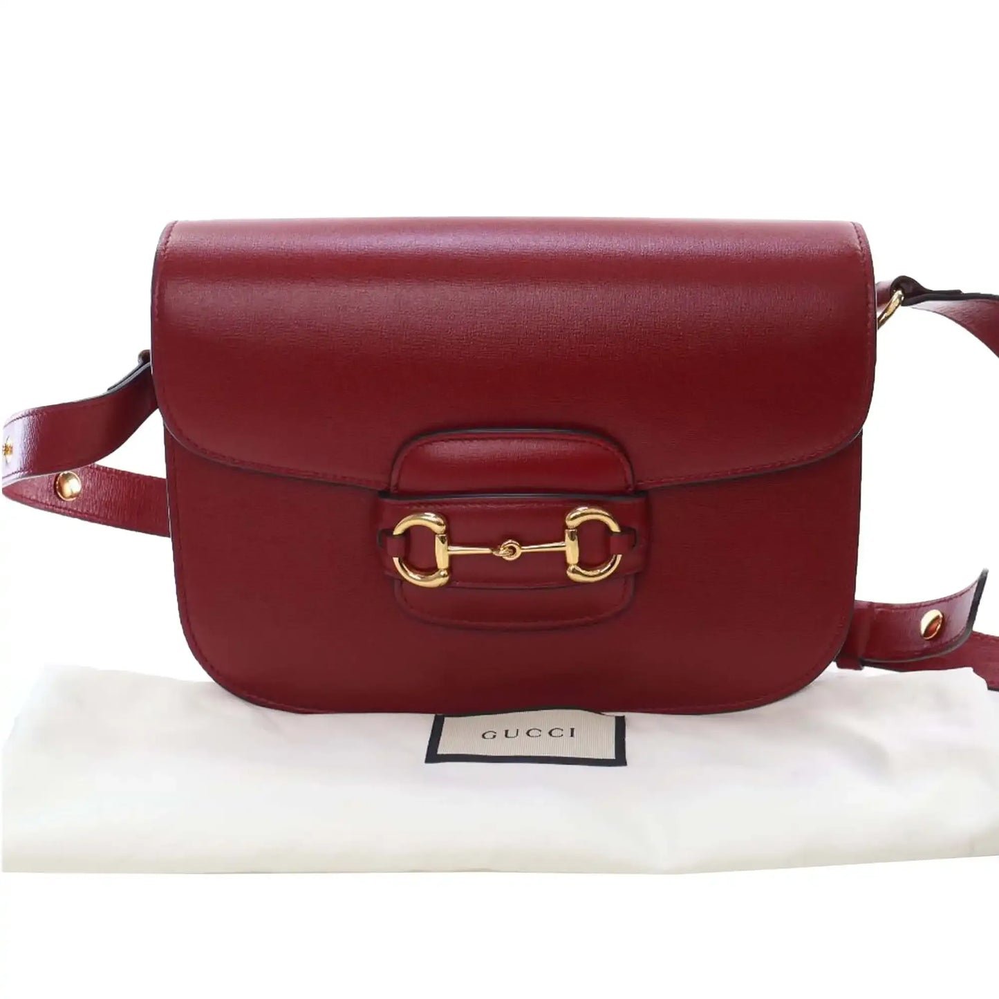 Gucci Medium Leather Horsebit 1955 Shoulder Bag
