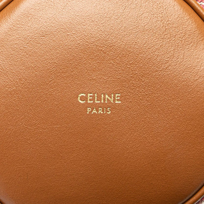 Celine Micro Triomphe Embroidered Canvas Drawstring Bucket Bag