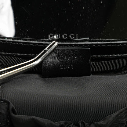 Gucci Mini GG Marmont Round Matelasse Leather Vanity Bag