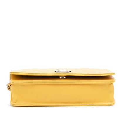 Chanel Quilted Lambskin Boy Wallet On Chain