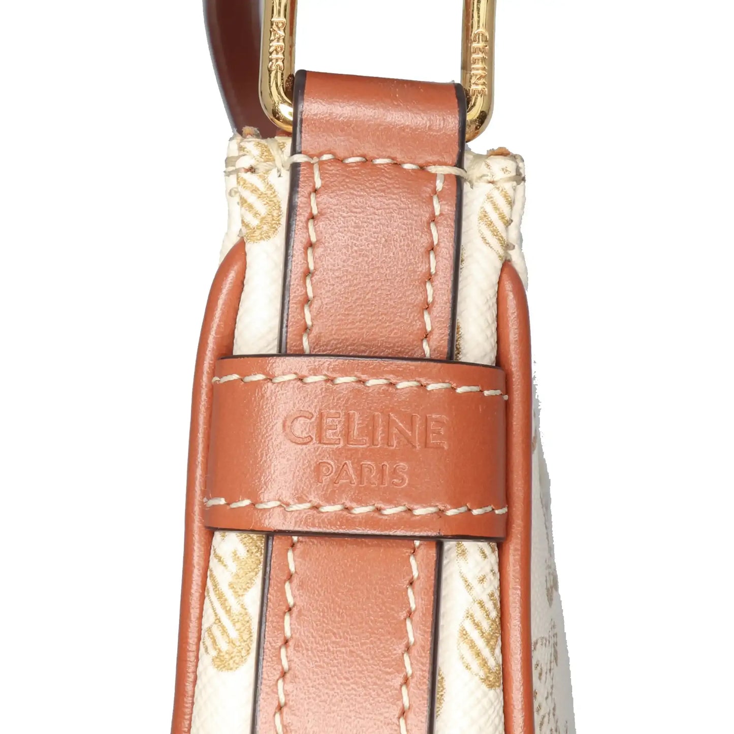 Celine Triomphe Coated Canvas Ava Shoulder Bag