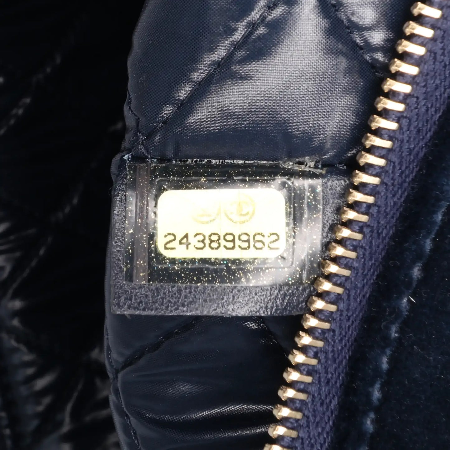 Chanel Medium CC Quilted Velvet O Case Clutch