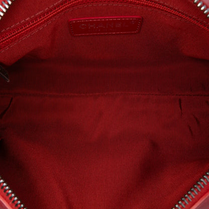 Chanel Calfskin Signature Chain Signe Bowling Bag