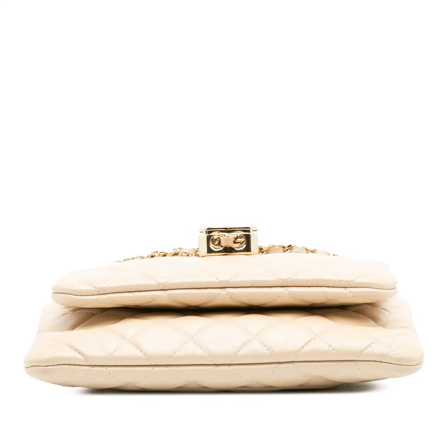 Chanel CC Quilted Lambskin Double Zip Crossbody