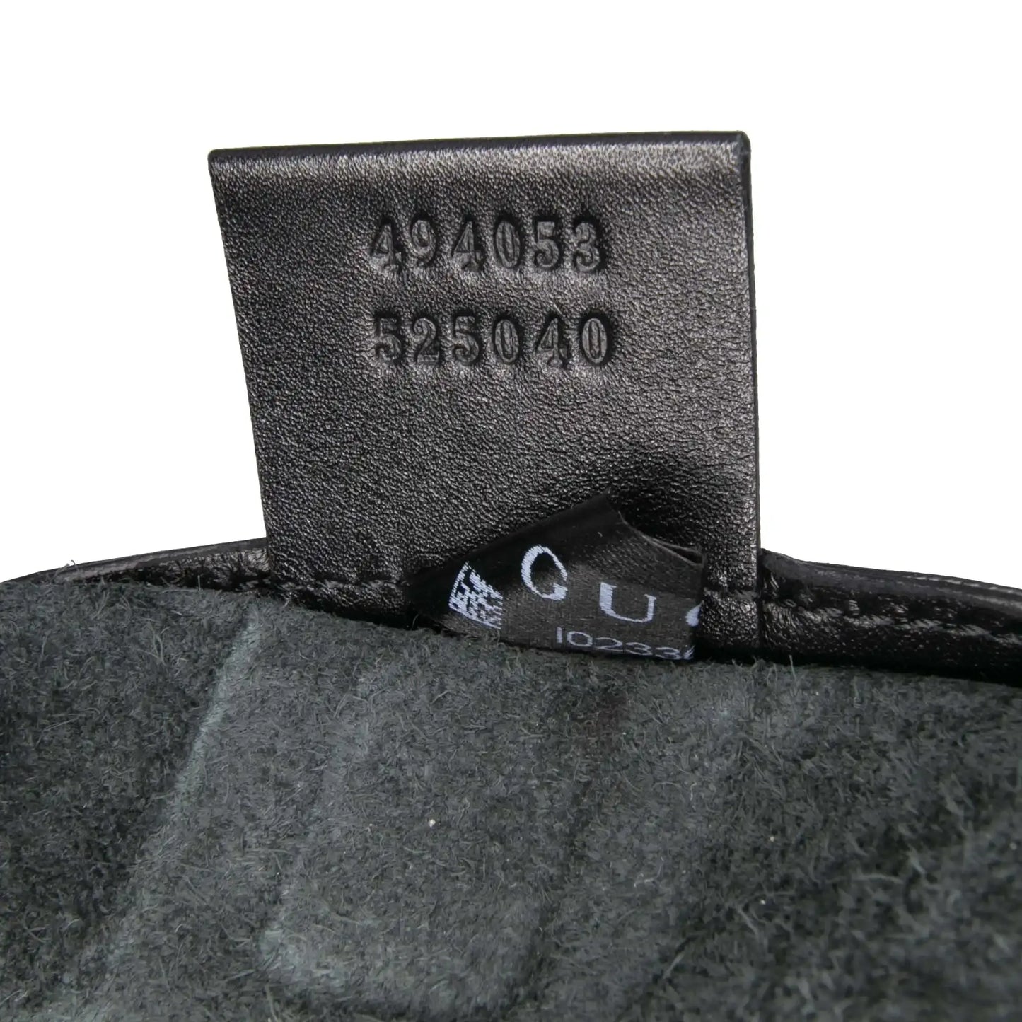 Gucci Leather Logo Drawstring Backpack