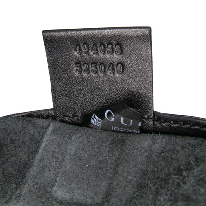 Gucci Leather Logo Drawstring Backpack