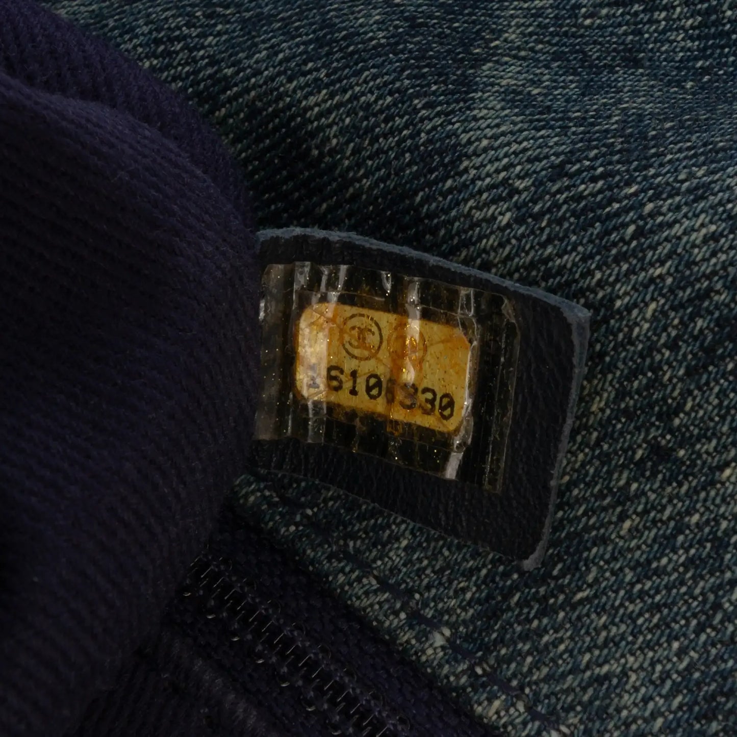 Chanel Medium Embroidered Denim Camellia Flap