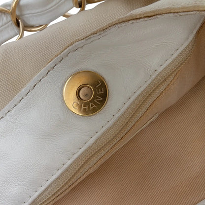 Chanel Canvas Olsen Shoulder Bag