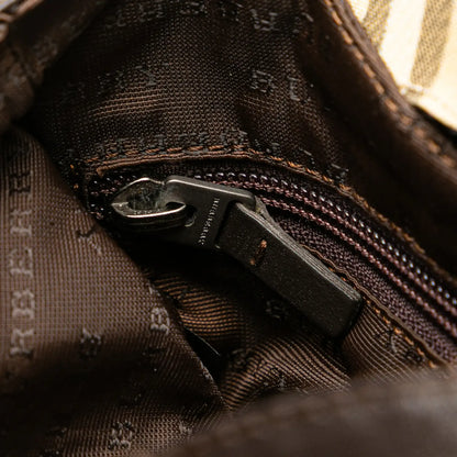 Burberry House Check Coated Canvas Backpack