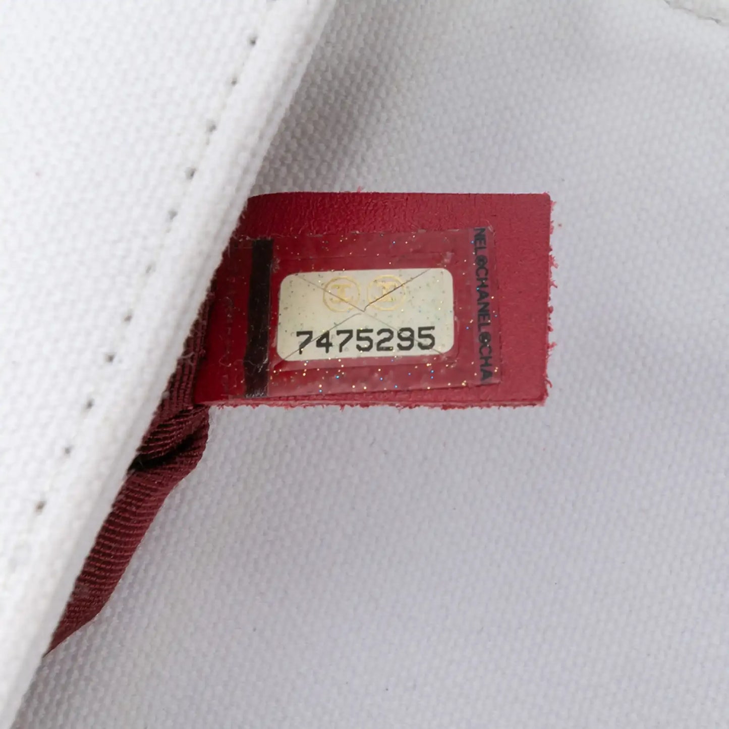 Chanel CC Canvas and Metallic Lambskin No. 5 Chain Flap