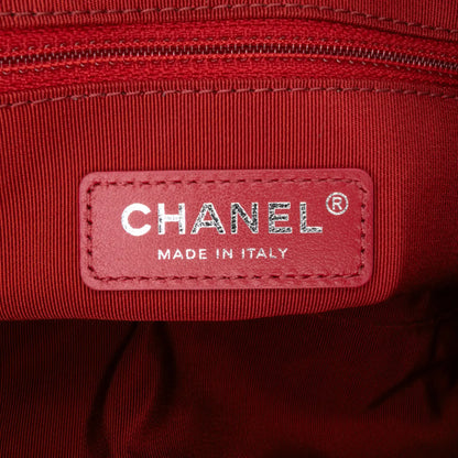 Chanel Calfskin Signature Chain Signe Bowling Bag