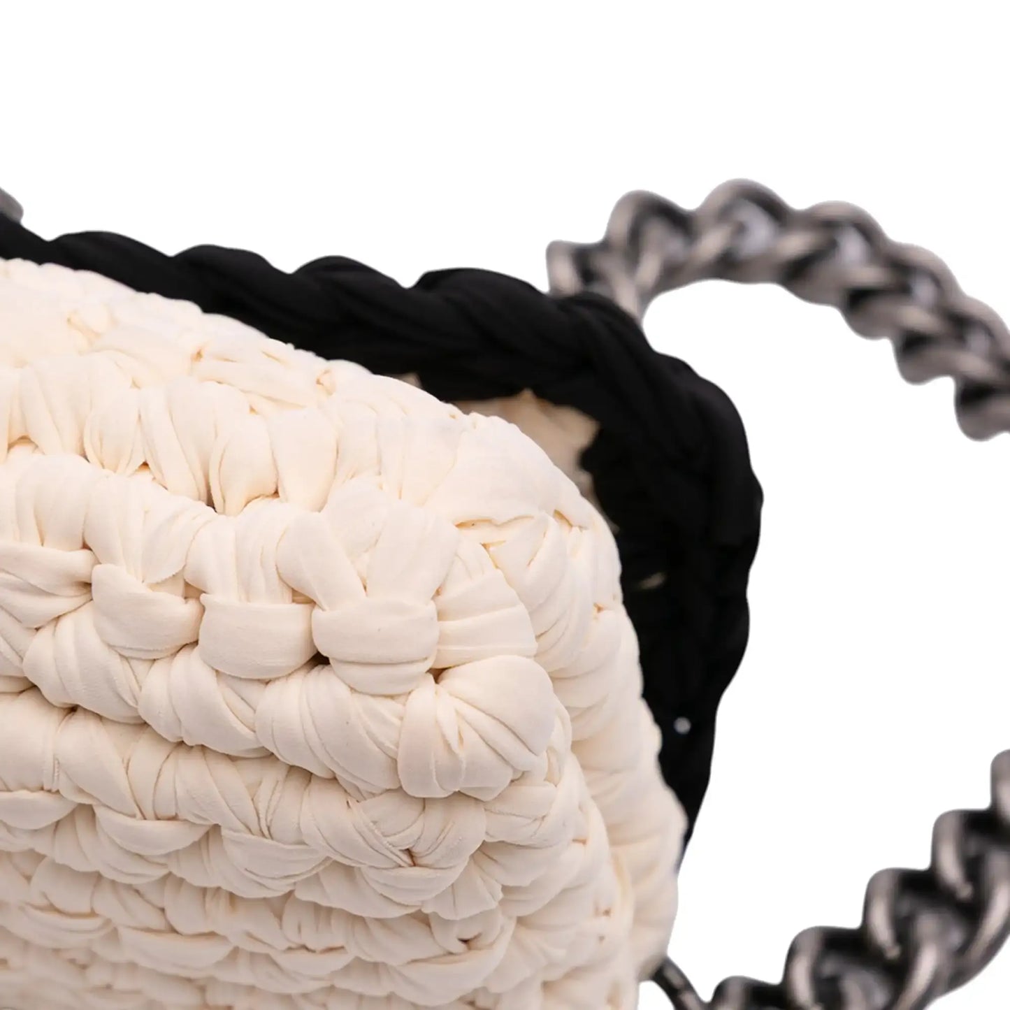 Chanel Neoprene Fancy Crochet Flap