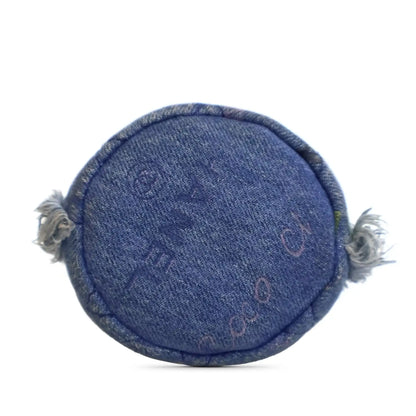 Chanel Mini Denim Mood Bucket with Chain