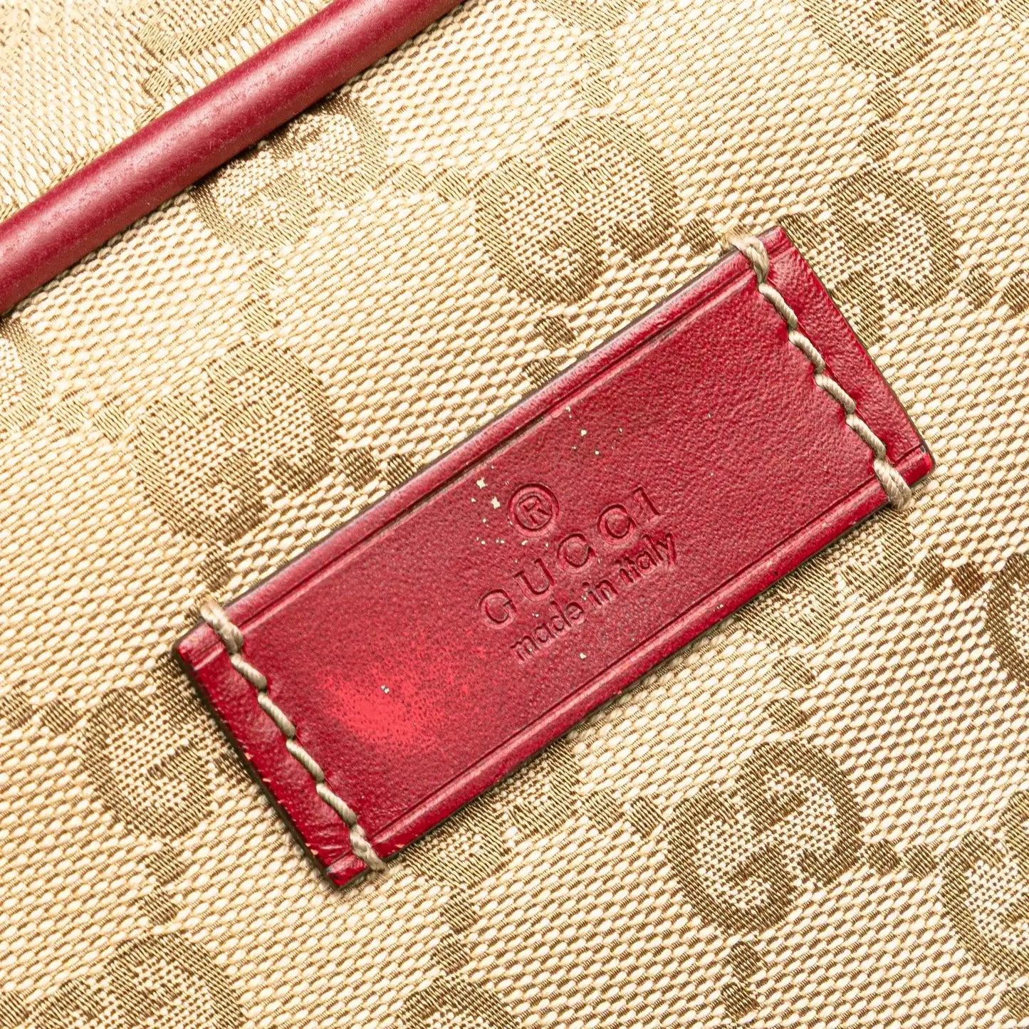 Gucci GG Canvas Web Travel Bag