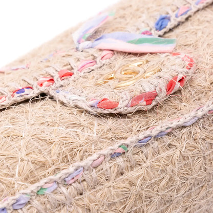Chanel CC Straw Country Flap