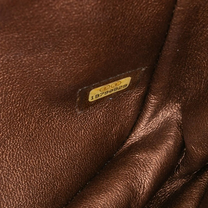Chanel Paris Dallas Metallic Calfskin Embossed Logo Flap