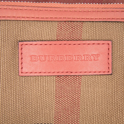Burberry Mini Mega Check Canvas Ashby Tassel Bucket Bag