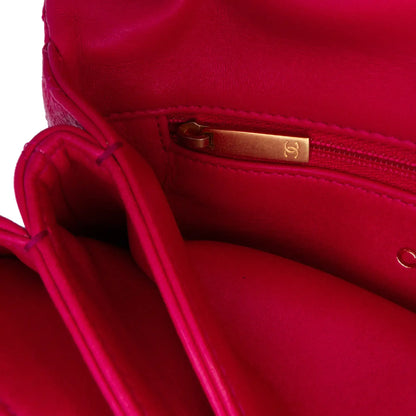 Chanel Small Quilted Lambskin On And On Chain Flap