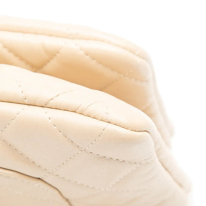 Chanel CC Quilted Lambskin Double Zip Crossbody