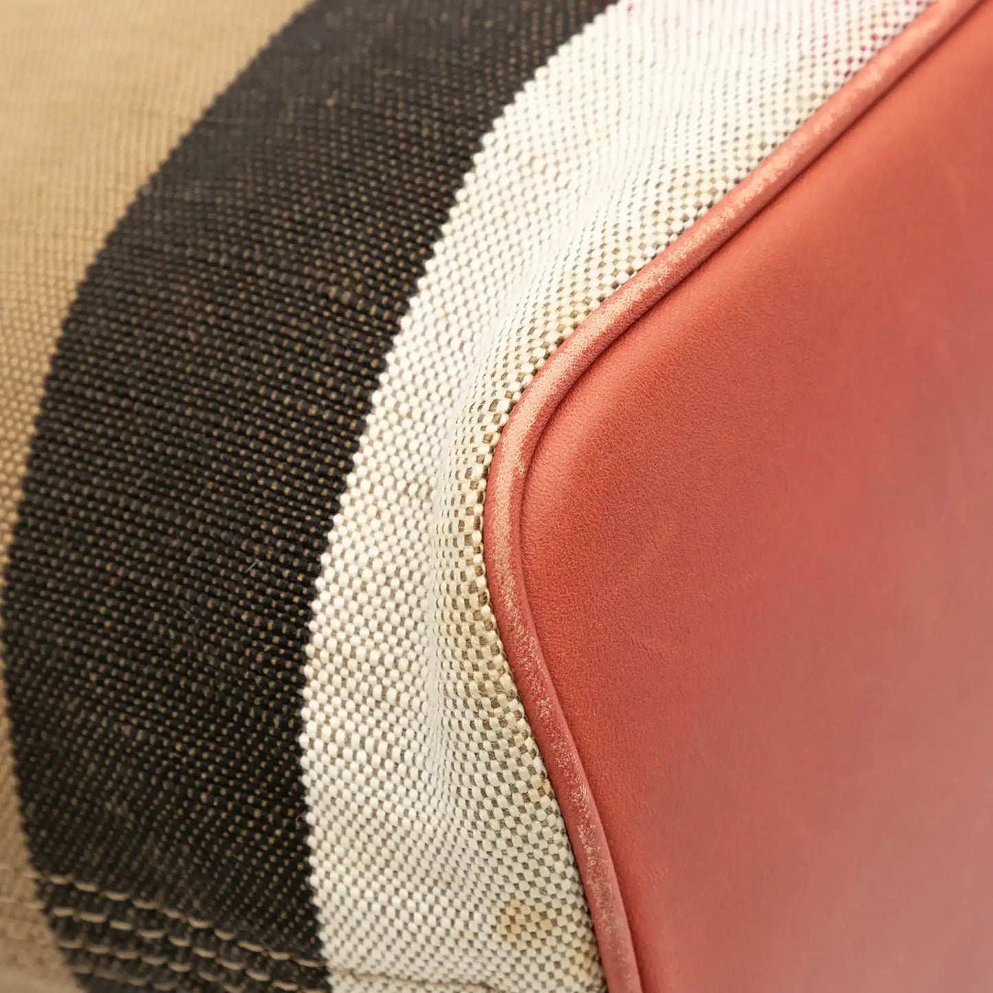 Burberry Mini Mega Check Canvas Ashby Tassel Bucket Bag