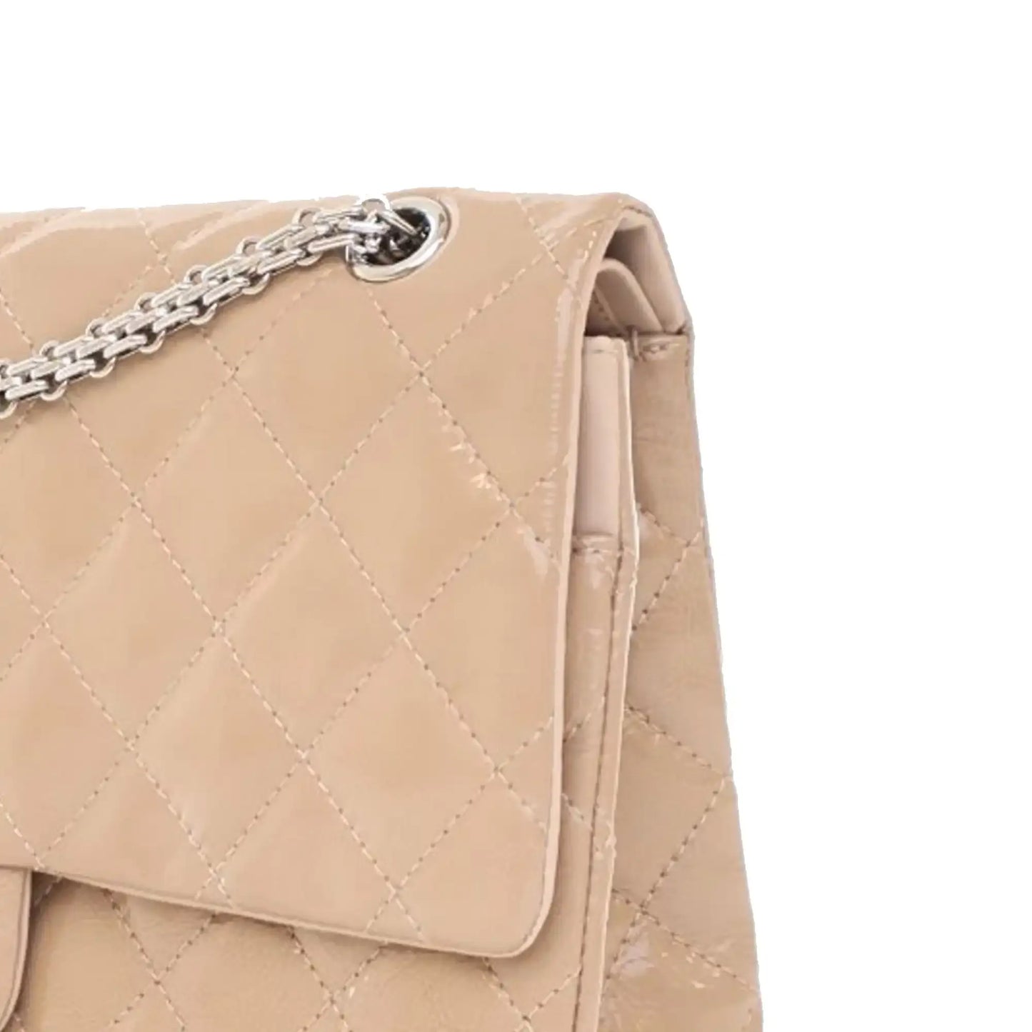 Chanel Reissue 2.55 Quilted Patent Double Flap 227